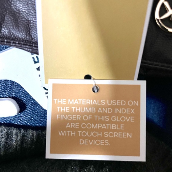 MK screen Touch Leather Gloves M - Picture 7 of 7